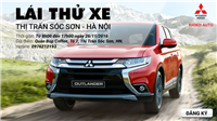 Sự kiện lái thử xe Mitsubishi tại Sóc Sơn ngày 26/11/2016
