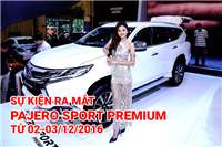 Sự kiện ra mắt và trưng bày xe Pajero Sport Premium hoàn toàn mới tại Hanoi Auto